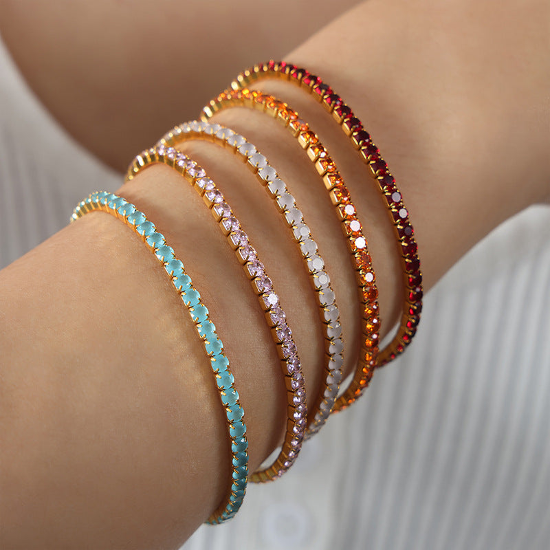 Bracciale Arcobaleno: Eleganza in ogni tonalità