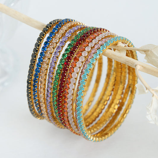 Bracciale Arcobaleno: Eleganza in ogni tonalità
