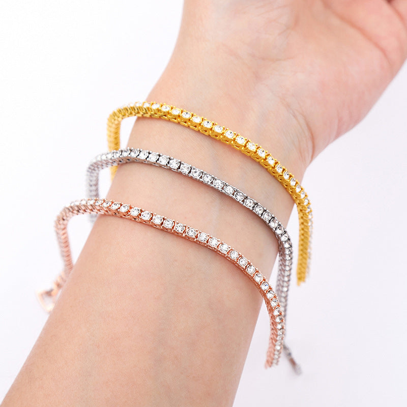Braccialetti Tennis unisex con gemme