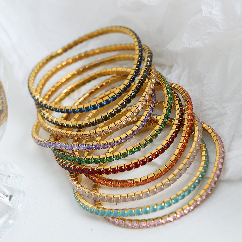 Bracciale Arcobaleno: Eleganza in ogni tonalità