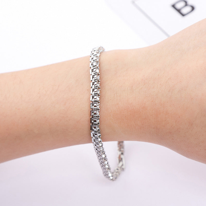 Braccialetti Tennis unisex con gemme