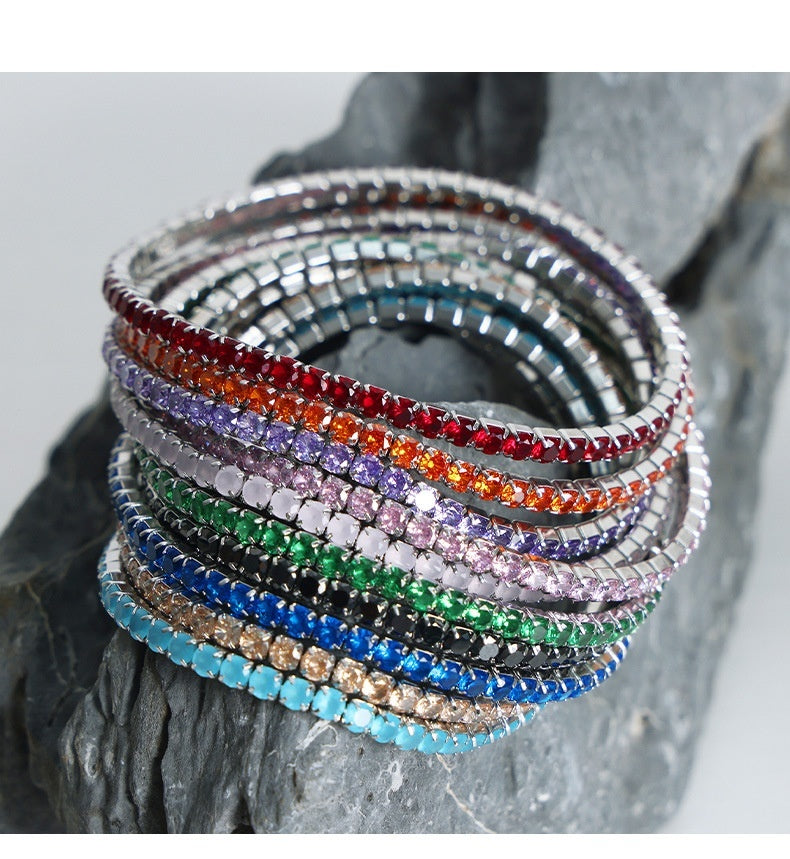 Bracciale Arcobaleno: Eleganza in ogni tonalità